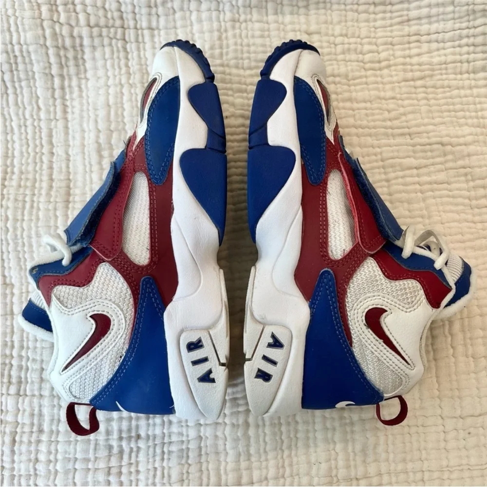 Nike Kids Youth Red White Blue Air Max Speed Turf Sneakers